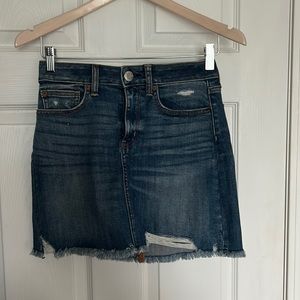 American Eagle Next Level High-Waisted Denim Skirt